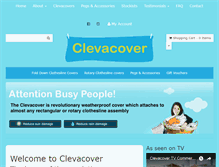 Tablet Screenshot of clevacover.com.au